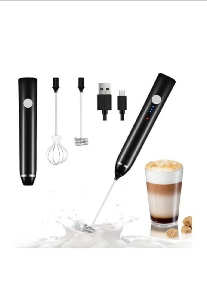 مضرب نسكافيه - ماكينة صنع رغوة الحليب قابلة لإعادة الشحن، 3 سرعات - Image 2